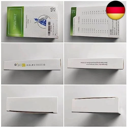TATELF 1R0.3mm Tattoo Cartridges Needles for Permanent Makeup Machine 10pcs - Bild 2 von 4
