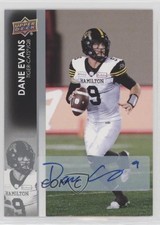 2022 Upper Deck CFL Auto Dane Evans #177 Auto h8y