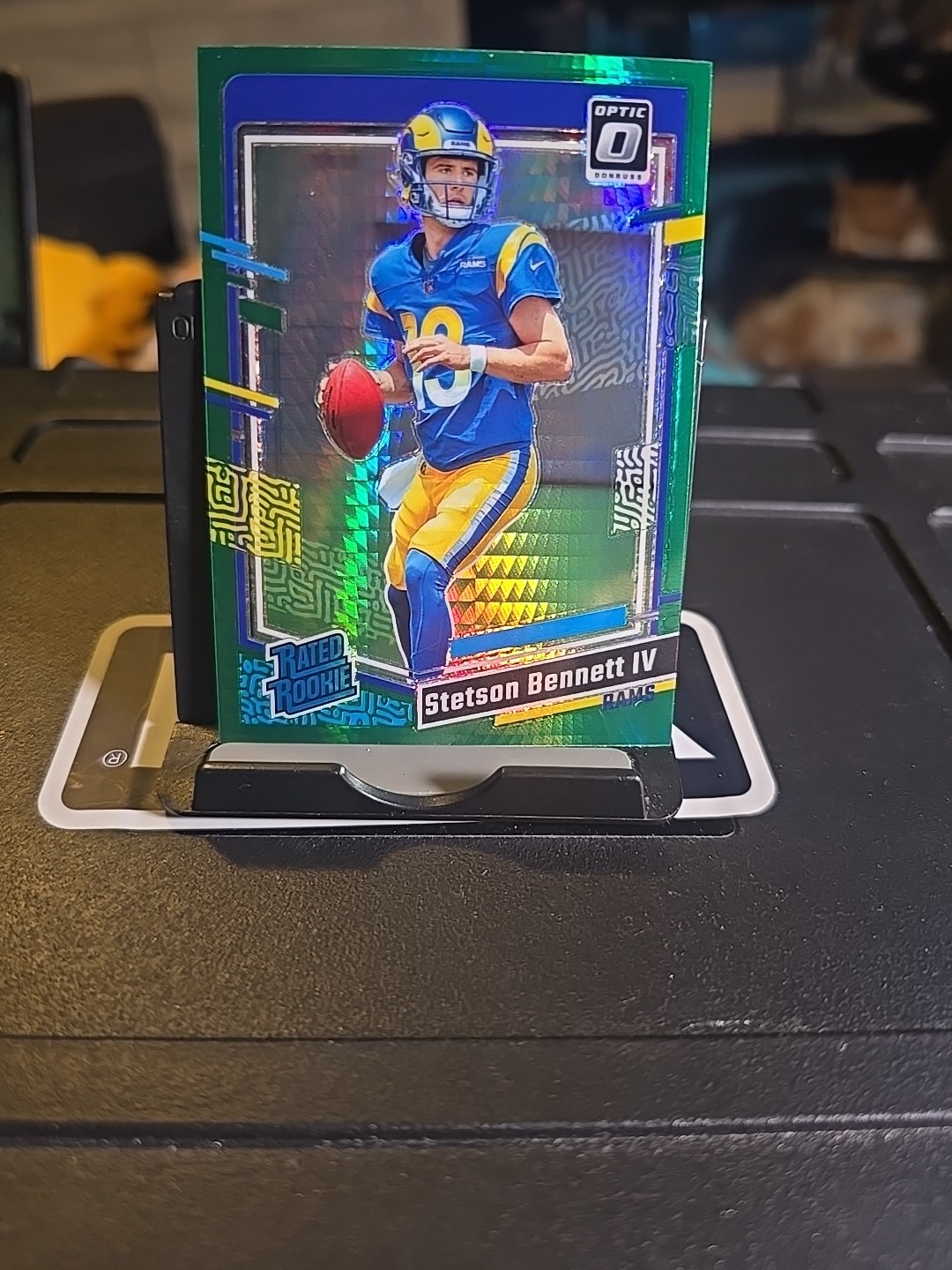 2023 Panini Donruss Optic - Rated Rookie Stetson Bennett #267 Green Hyper Prizm