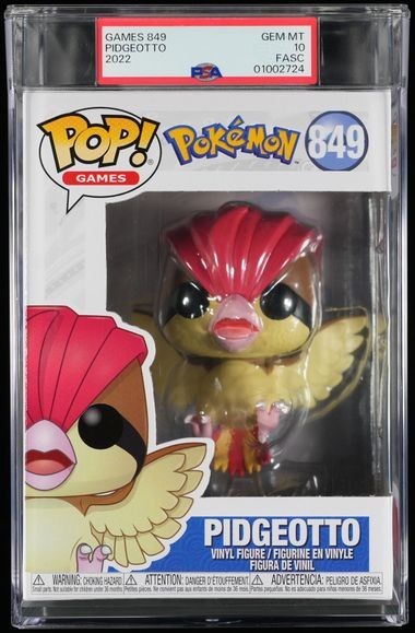 Funko POP! Pokemon 849 Pidgeotto PSA GRADED 10 GEM MINT!
