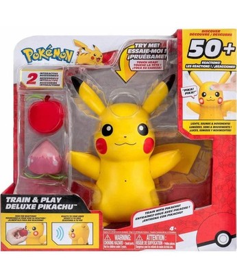 Pokémon Pikachu Train & Play Deluxe Spielzeug Lichter Sounds & Interaktives Zubehör