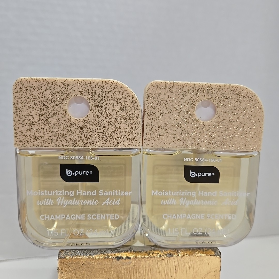Lot of 2 B-Pure Moisturizing Hand Sanitizers with Hyaluronic