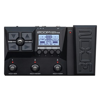 Zoom G2X Four Guitar MultiEffects Processor with Expression Pedal