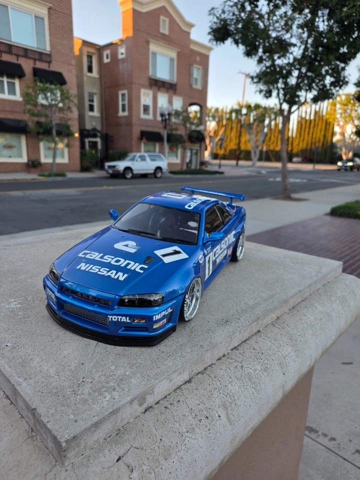 200mm 1/10 Custom Paint NIS-R34 4Tec-2 RDS DC10 YD2 MST FZ02 TT02 Body Only - Image 4 of 4