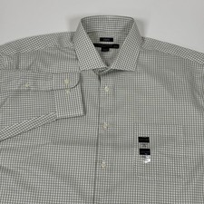 Pronto Uomo Non-Iron Classic Fit Men's Long Sleeve Button Up Shirt 17 1/2 34/35