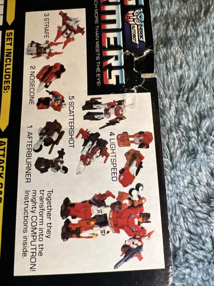 Transformers G1 COMPUTRON Technobots Lote De Colección Original Hasbro 1987 ¡En muy buen estado! Incompleto Foto 2 de 4