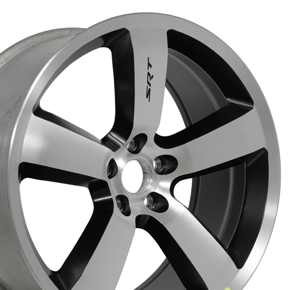 Set(4) 20x9 Machined Black 2262 SRT Rims Factory Dodge Mopar SRT