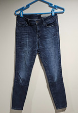 Treasure & Bond Women’s Jeans Size 27 Dark Blue Skinny Stretch Soft Denim 28x27