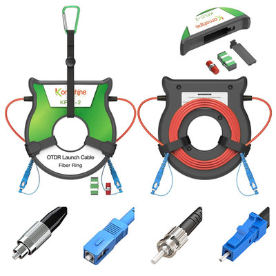 FTTH Fiber Cable SC to LC Connectors OTDR Launch Box 500m Multi Mode 62.5/125Um