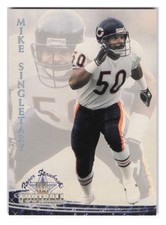 1994 Ted Williams Roger Staubach's NFL #11 Mike Singletary Chicago Bears