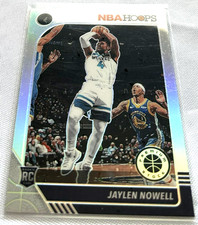 2019-20 Hoops Premium Stock Basketball Jaylen Nowell Timberwolves Silver Rookie