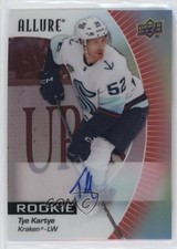 2023-24 Upper Deck Allure Rookies Red Rainbow Auto Tye Kartye #132 Auto 0jg8