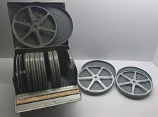 16mm Movie Film Reels with Metal Storage Case for Movie Camera