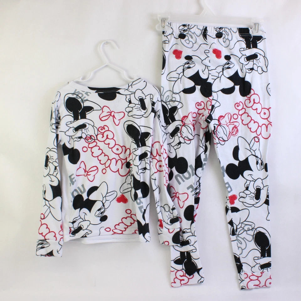 Juego de pijama de 2 piezas Disney Minnie Mouse para niña talla 10 Foto 2 de 4