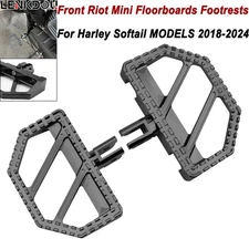 Front Foot Pegs Driver Floorboards For Harley Softail Street Bob FXLR FXBR 18-25