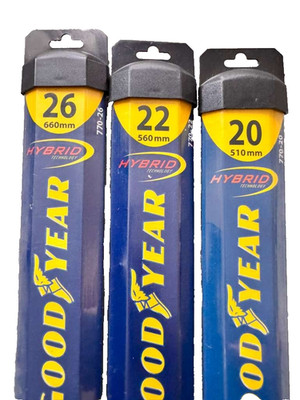 Windshield Wiper Blades Lot of 6 Goodyear Rain-X Michelin Mixed Sizes 16-26''