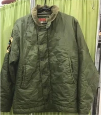 Buzz Rickson's Quilted Jacket S Size Vintage Style Shoulder 46cm #EK ZCA