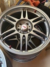 Aluminum Kosei K1 Ts Version 17 X 7 E50 5h X 100 Matte Silver Set Of 4