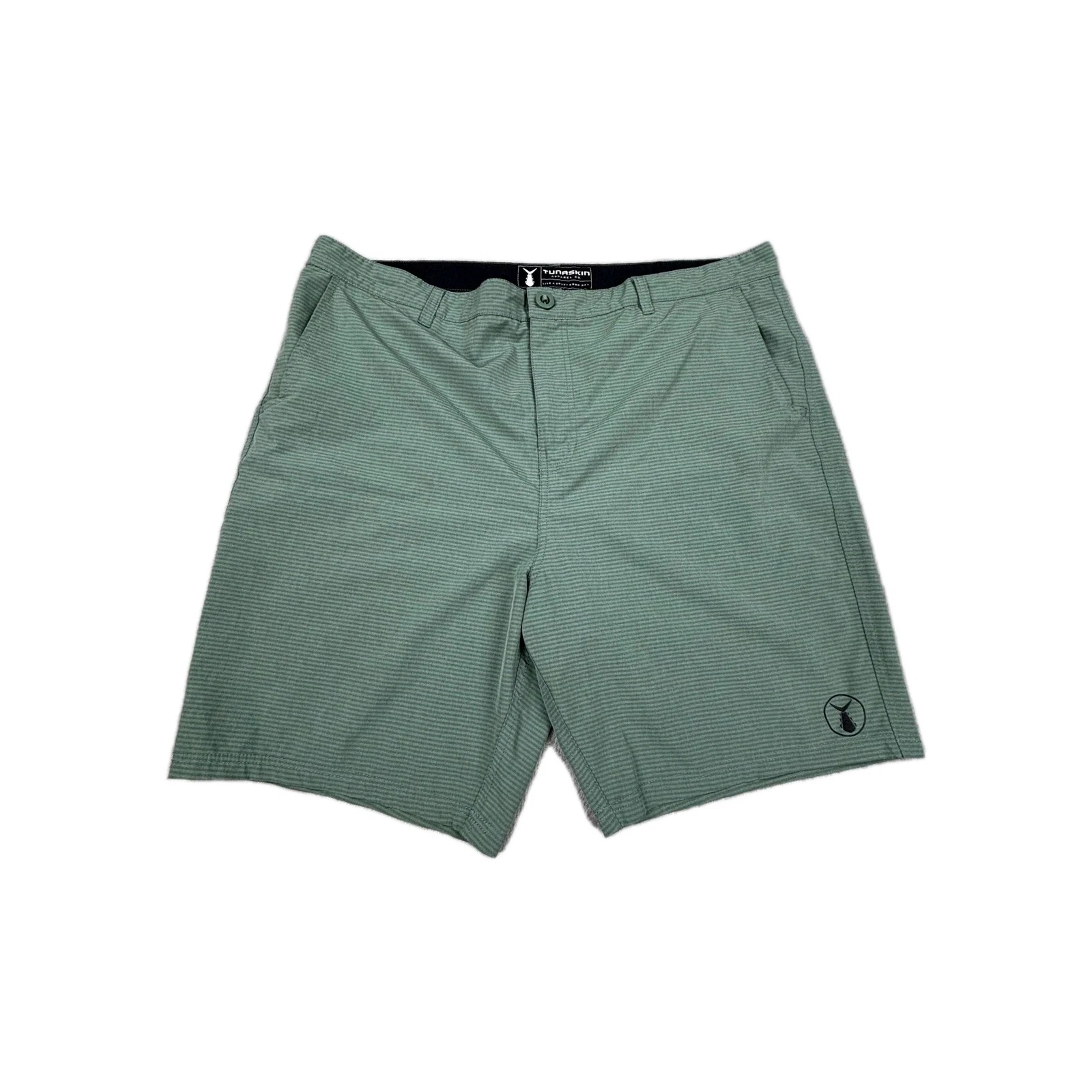 Tunaskin Apparel Fibeaus Hybrid Chino Shorts Mens 40 Green Stretch Quick Drying