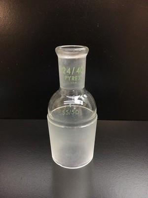 Corning Pyrex Cat No 8820-2455 Enlarging Adapter 24/40 to 55/50
