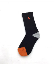 Polo Ralph Lauren Boys Socks in Black Sock Size 8-9.5