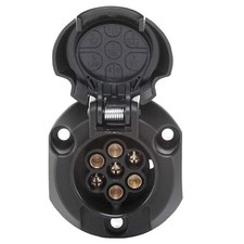 Hella Steckdose 8pol. 8 polig 12V 16A Anhängerkupplung Pkw Anhänger Wohnwagen