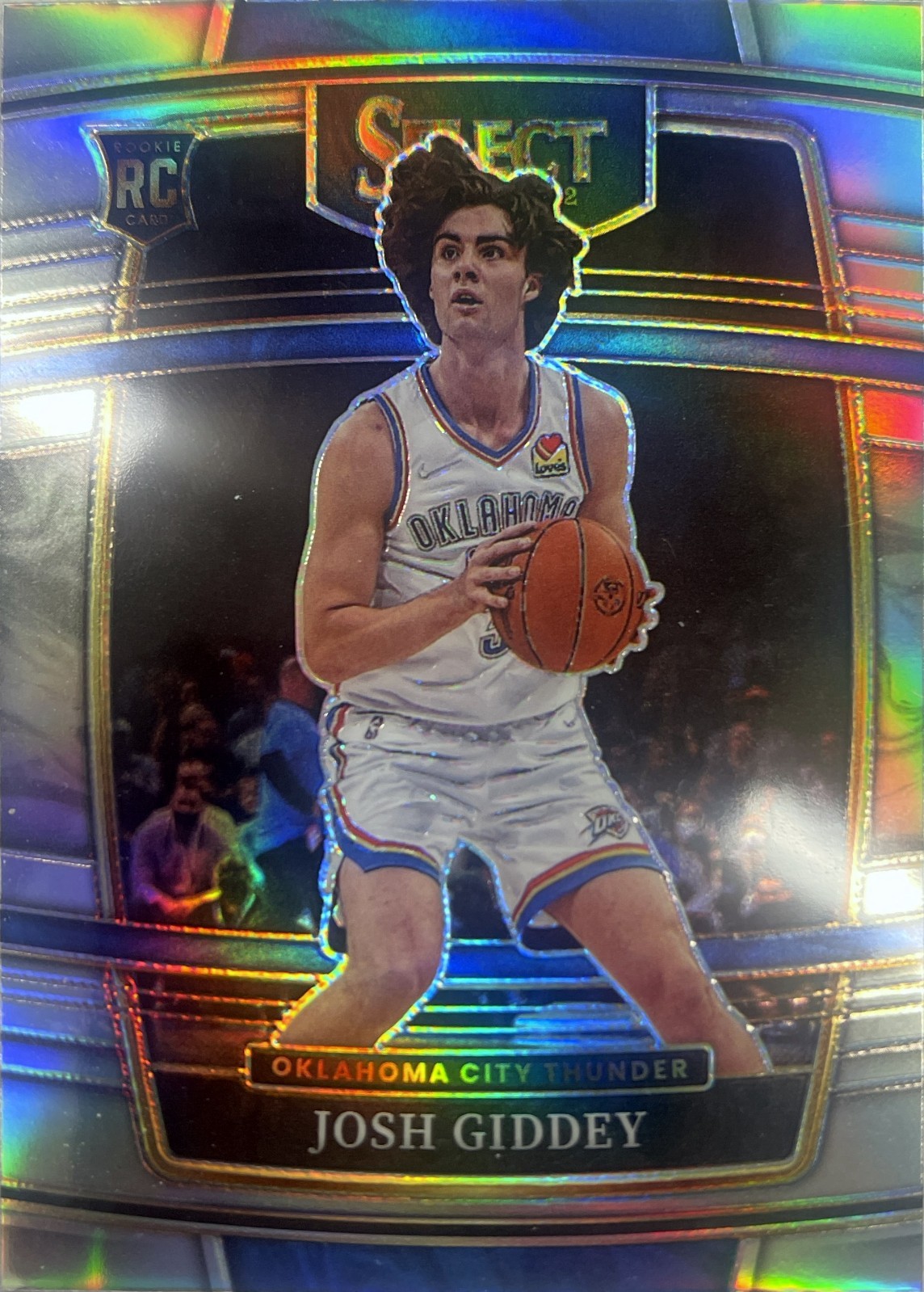 2021-22 Panini Select - Concourse Josh Giddey #58 Silver Prizm (RC)