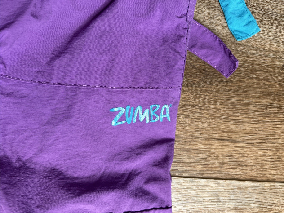 Zumba Cargo Samba Hip Hop Dance Pants Small Purple View 2
