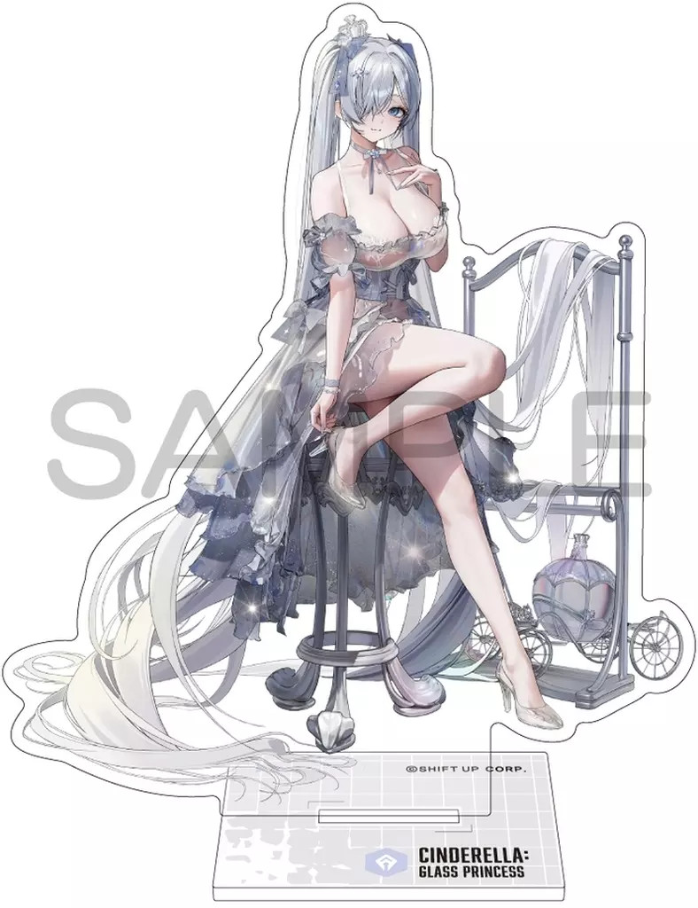 Acrylic Stand Panel Cinderella Glass Princess Goddess Of Victory Nickke