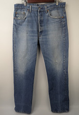 Vintage Levi’s 501 Jeans Mens 34x31 Made In USA Med Wash Button Fly 90s