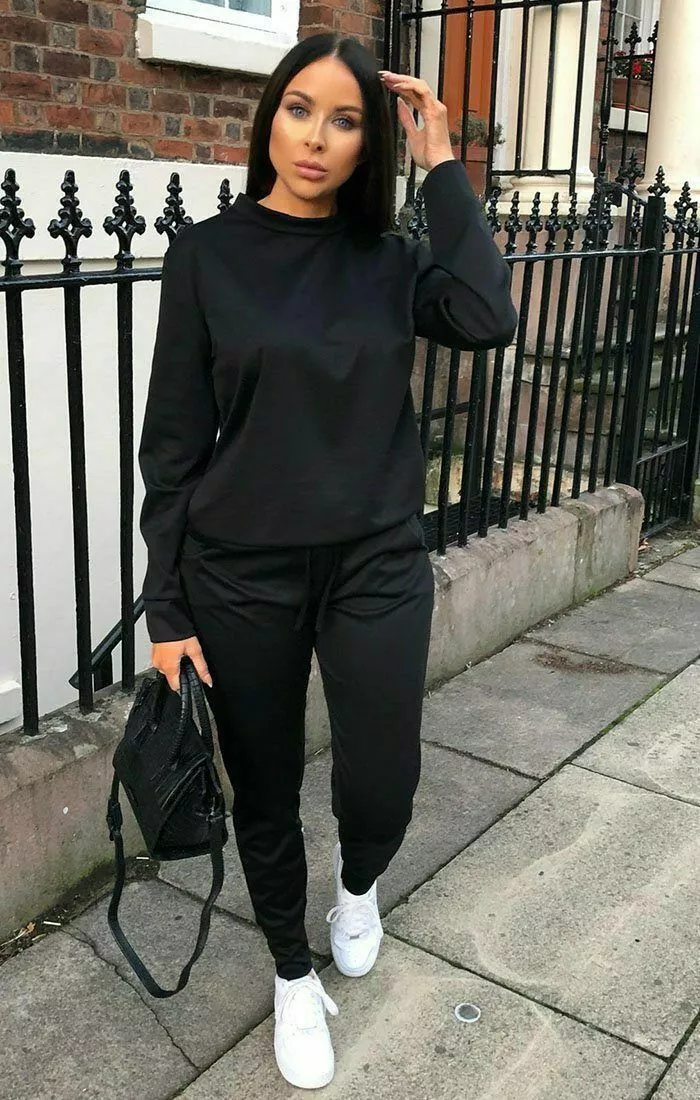 Polo sweat suit top women's plus size