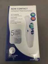 Advantus Non-Contact 5-In-1 Instant Infrared Thermometer - With Fever Alert