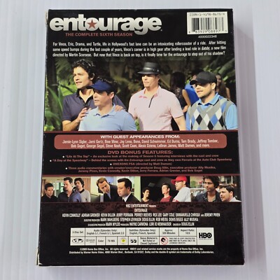 Entourage: The Complete Sixth Season (DVD, 2010, 3-Disc Set) Kevin