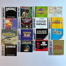 Authentic Nintendo GameBoy Color Manuals Pick Choose Save Bundle Discounts OEM