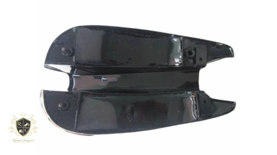 APTO PARA BSA Zb32 Gold Star tanque de gasolina cromado pintado negro 1950 + tapa de gasolina Foto 4 de 4