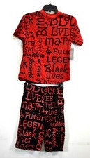 Black Lacquer Boys BLM Black Lives Matter Short Sleeve Tee Shirt  Shorts 10