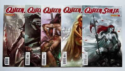 QUEEN SONJA 25 26 27 31 & 35 LUCIO PARRILLO ( Dynamite 2012 2013 ) VF/NM