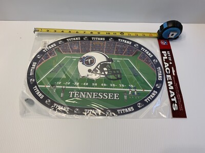 Tennessee Titans NFL Set Of 4 Place Mats 17'' x 12'' Officially Licensed  