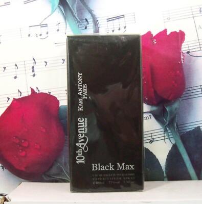 Karl Antony 10TH. Avenue Pour Homme Black Max EDT Spray 3.3 FL. OZ. Sealed Box.