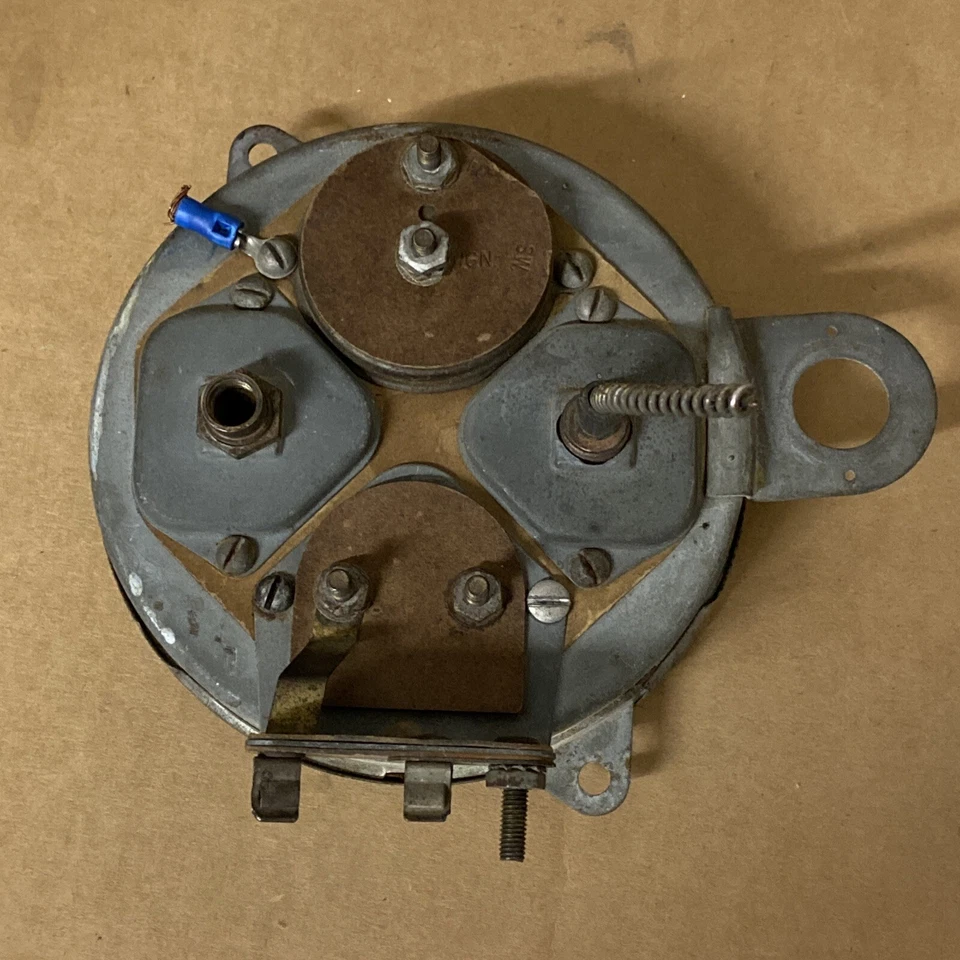 RARE 1935 Dodge Deluxe MAYFLOWER Plymouth Fuel, Oil, Heat, Amps Dash Cluster OEM - Image 3 of 4