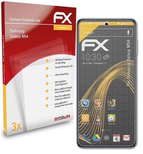 atFoliX 2x Film Protection d'écran pour Chuwi LapBook Pro mat&antichoc