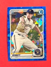 Nick Bennett ~ 2020 Bowman Chrome Sapphire ~ 1st Bowman Refractor #BCP-140