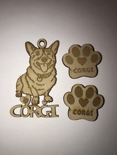Corgi Christmas Ornament  2 FREE MAGNETS Hand Made Gift Dog Breed
