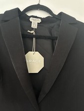 Grace Mmx 111 Designer Formal Ladies Jacket - Black Size Uk 12