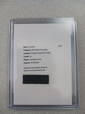 Luisangel Acuna 2022 Panini Chronicles Autograph Prospect Cracked Ice Ticket