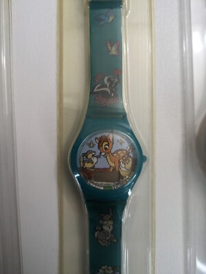 5 Vintage Disney Watches Bambi, Aladdin, Pocahontas  display picture 2