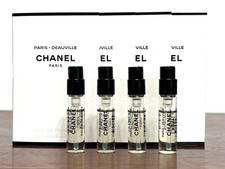 4x CHANEL LES EAUX PARIS DEAUVILLE 0.05oz / 1.5ml Ea EDT Spray Samples NEW