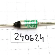 Thermal Fuse 240C 15A 250V NEC SCHOTT SEFUSE SF240R0 TCO Axial x2pcs