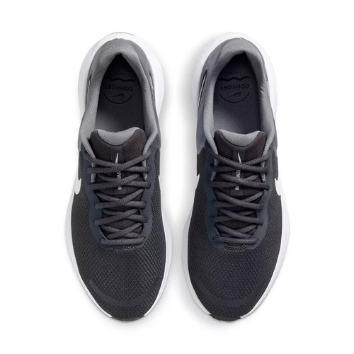 Nike Revolution 7 Men's Shoes Grey White FB2207 007 - Picture 3 of 7