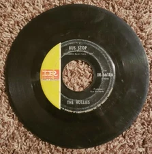 The Hollies Bus Stop Don't Run And Hide Imperial Liberty Record 45 RPM